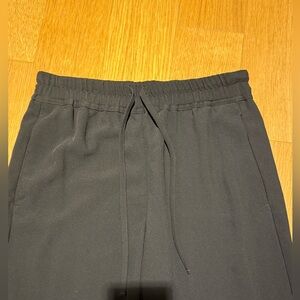 Reiss | Black Drawstring Trousers